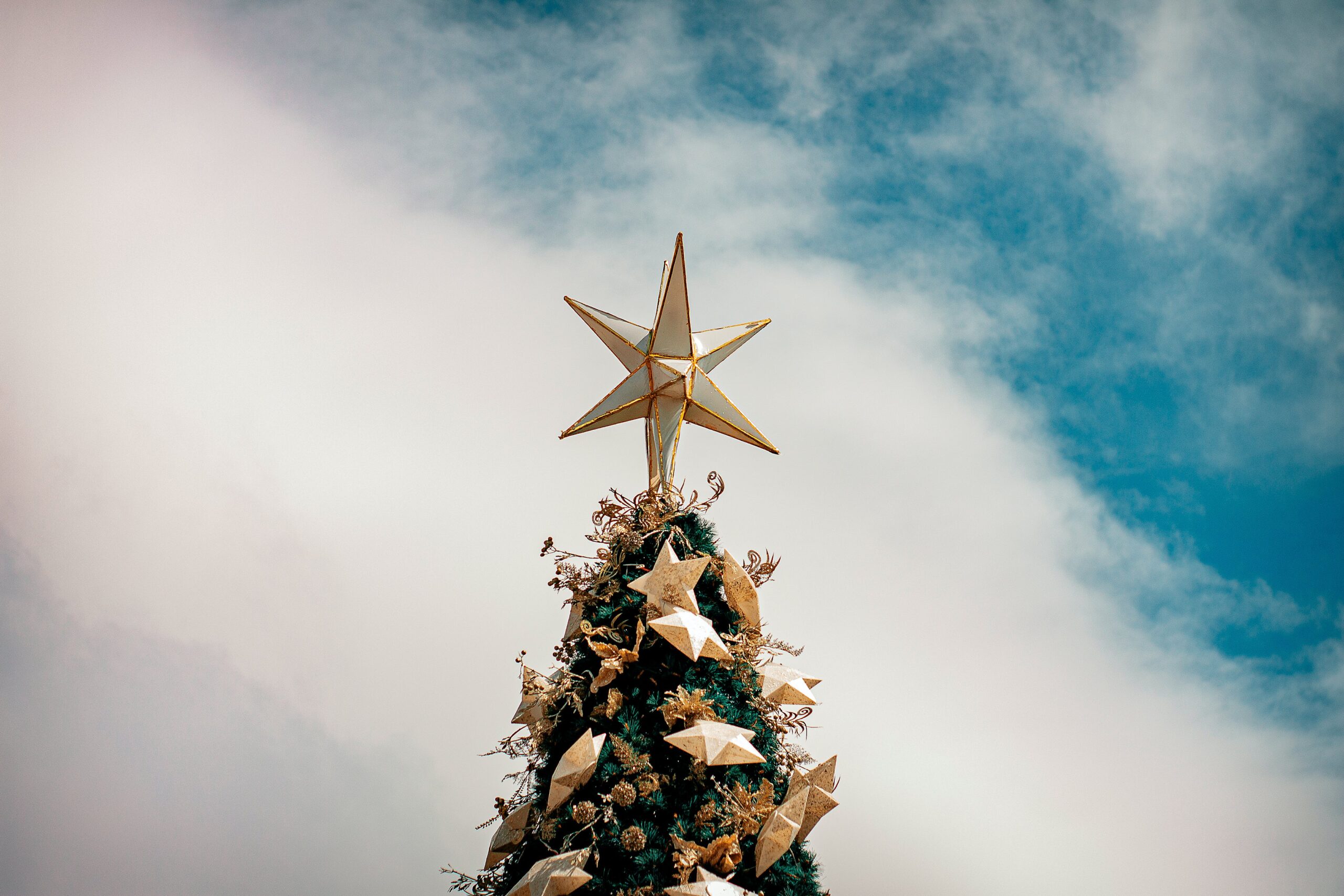 kerstboom met ster